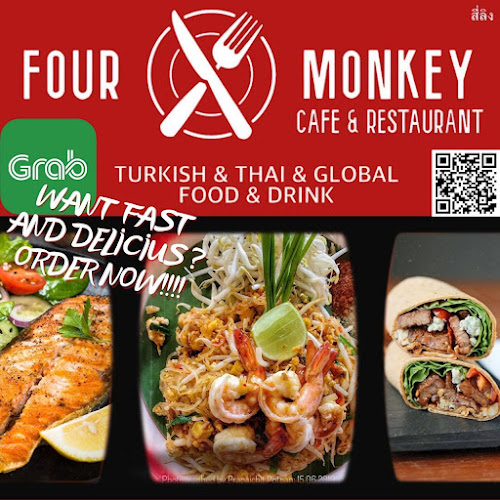 4 Monkeys Cafe & Restaurant @Karon - การบริการอาหารและที่พัก