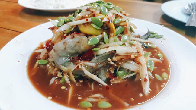 ลาบอุบลตำถาด แม่พิศ แม่พร - อำเภอบางละมุง