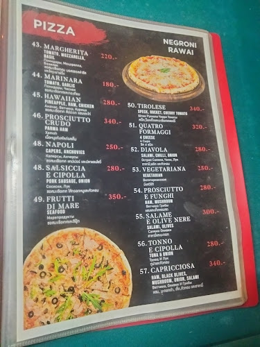 Negroni - การบริการอาหารและที่พัก