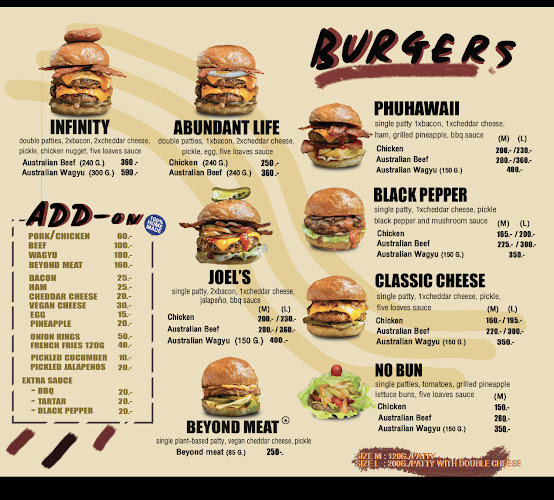 Five Loaves Burger :Patong