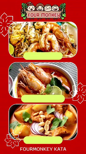 4 Monkeys Cafe & Restaurant @Karon - การบริการอาหารและที่พัก
