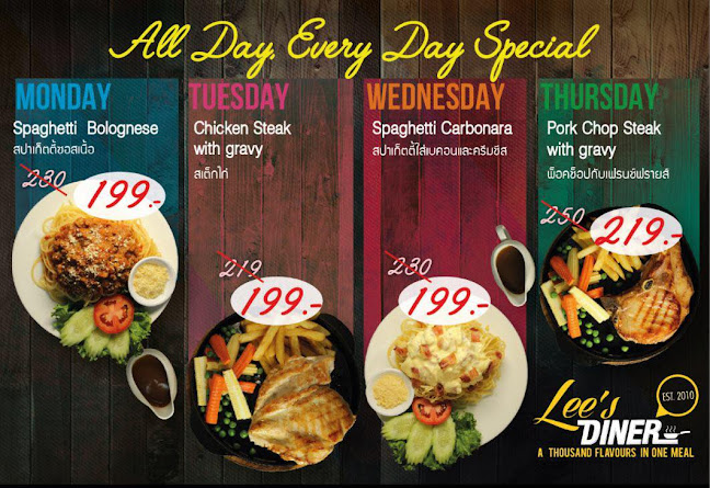 Lee's Diner Pattaya - การบริการอาหารและที่พัก
