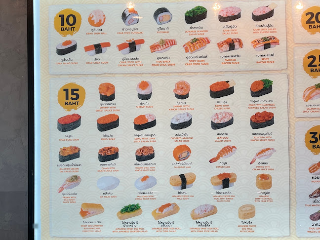 ไข่หวานบ้านซูชิ สาขาปตท.เดอะวัน บางใหญ่ - การบริการอาหารและที่พัก