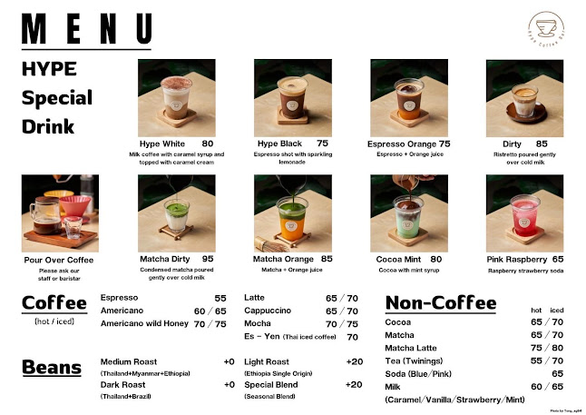 HYPE Coffee Bar (ที่จอดรถอยู่ชั้นใต้ดิน ทางลงอยู่ติดกับร้าน) - อำเภอหาดใหญ่