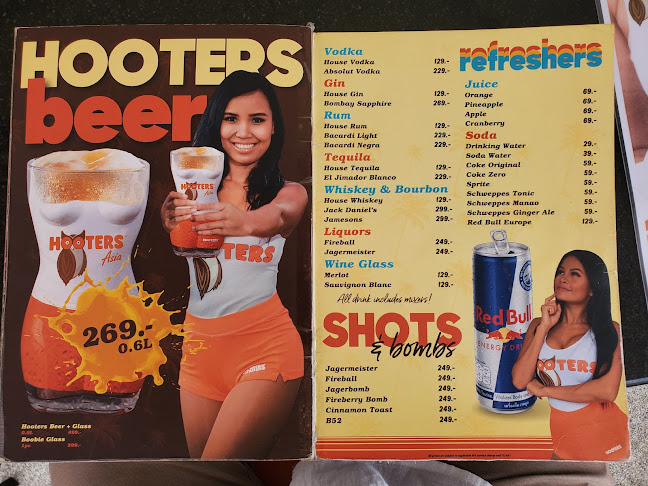 Hooters Phuket | American Restaurant & Sports Bar - การบริการอาหารและที่พัก