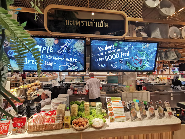 กะเพราเข้าเส้น - การบริการอาหารและที่พัก