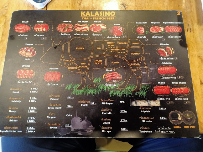 Kalasino กาลาสิโน-ปิ้งย่าง จิ้มจุ่ม โคขุนโพนยางคำ เบียร์วุ้น สาขาพัทยา - การบริการอาหารและที่พัก