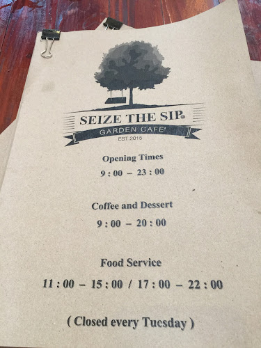 Seize the sip - การบริการอาหารและที่พัก