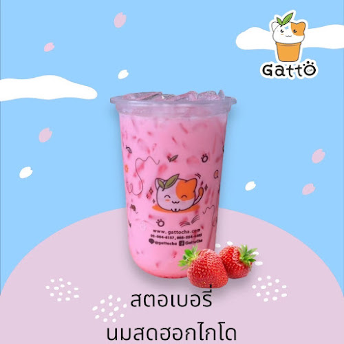 ชานมไข่มุก Gattocha/กัตโตะชา ตลาดเก้าแสน