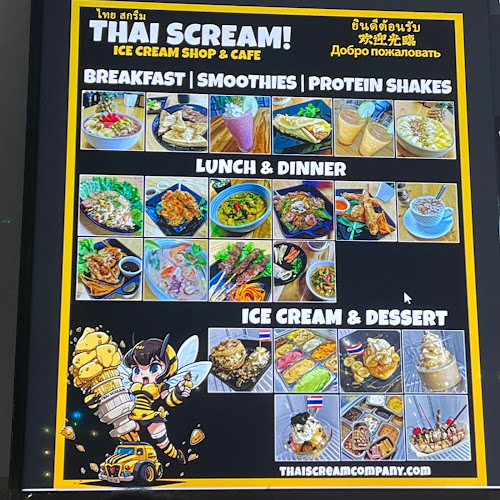 THAI SCREAM! DINER - Fusion Food, Ice Cream & Desserts 🇹🇭😝 - การบริการอาหารและที่พัก