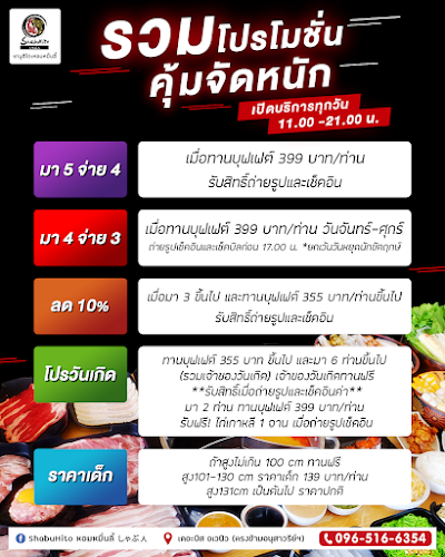 Comentarii opinii despre ShabuHito หอมหมื่นลี้ しゃぶ 人