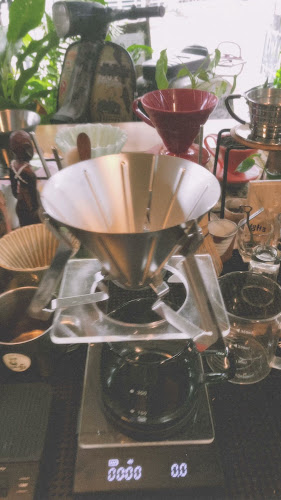 Opinii despre ดริปป่าหัวใจดอกไม้ x อยู่กับก๋ง DripCoffee&Muta Slowbar în อำเภอศรีราชา - การบริการอาหารและที่พัก