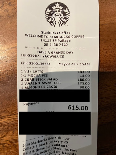 Opinii despre Starbucks Coffee The Avenue Pattaya în อำเภอบางละมุง - การบริการอาหารและที่พัก