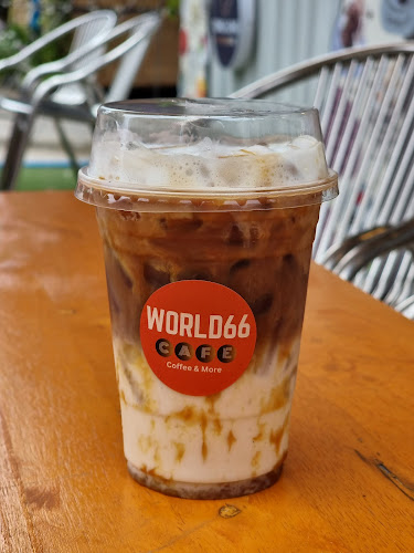 Opinii despre WORLD​66​ CAFE​' (Coffee & Belgian Icecream) în อำเภอบางละมุง - การบริการอาหารและที่พัก