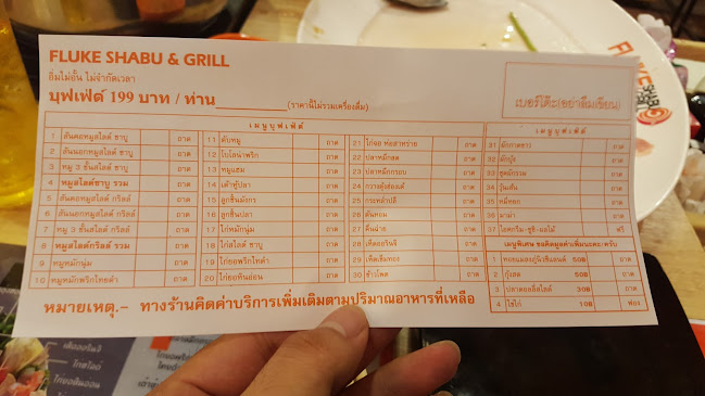 Opinii despre Fluke Shabu & Grill Rangsit Klong2 în อำเภอธัญบุรี - การบริการอาหารและที่พัก