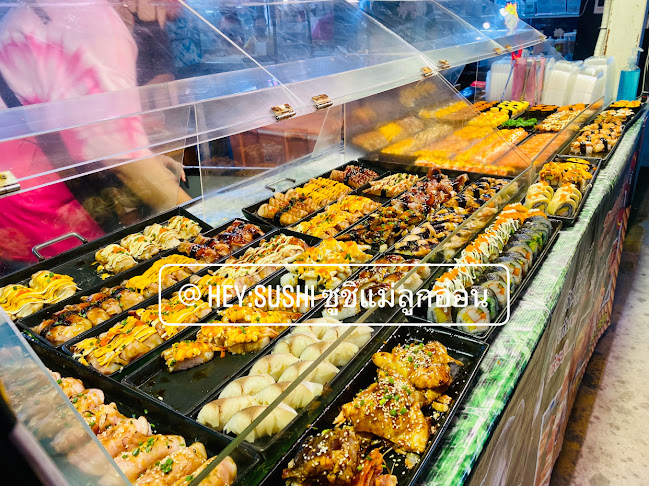 Hey! Sushi ซูชิแม่ลูกอ่อน สาขาในตลาดปากซอยเนินพลับหวาน