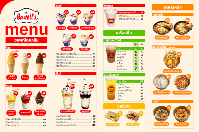 ร้านฮาเวลส์ ไอศกรีมแอนด์ฟาสฟู้ด