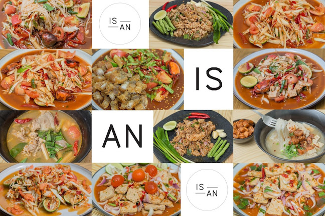 IS AN อีสแอน som-tum cafe เมืองทองธานี