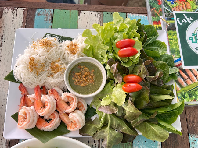 ร้านกินผักคาเฟ่ นครปฐม - การบริการอาหารและที่พัก