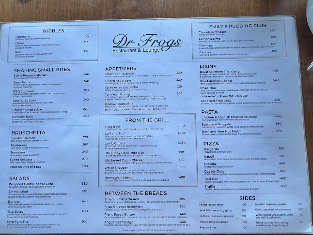 Dr Frogs Bar & Grill - การบริการอาหารและที่พัก