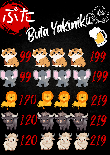 Buta Yakiniku - การบริการอาหารและที่พัก